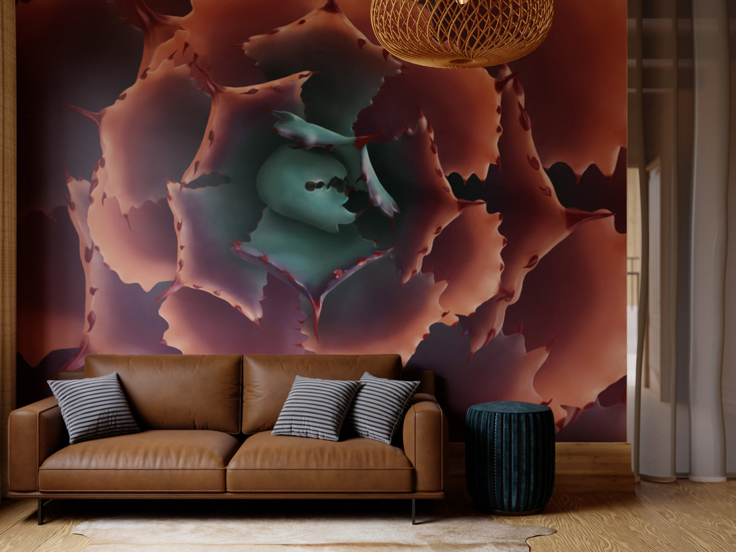 Rusty Dragon Toes Mural Wallpaper