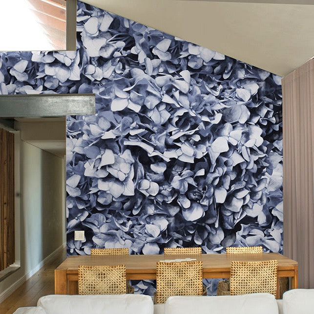 Silver Hydrangea Wallpaper