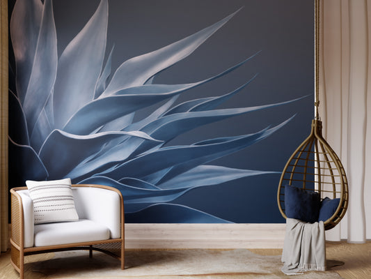 Blue Agave Wallpaper Mural