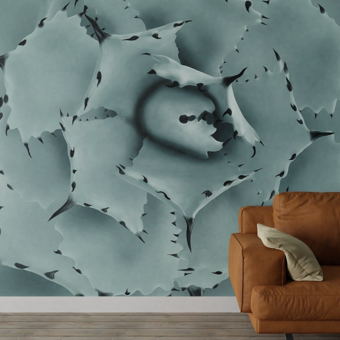 Icy Dragon Toes Mural Wallpaper