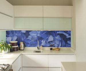 Blue Hydrangea Mural Wallpaper