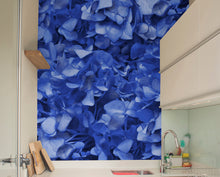 Blue Hydrangea Mural Wallpaper